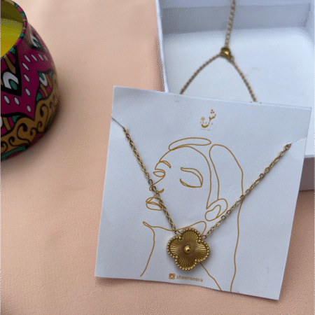 Golden Clover Pendant