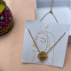 Golden Clover Pendant