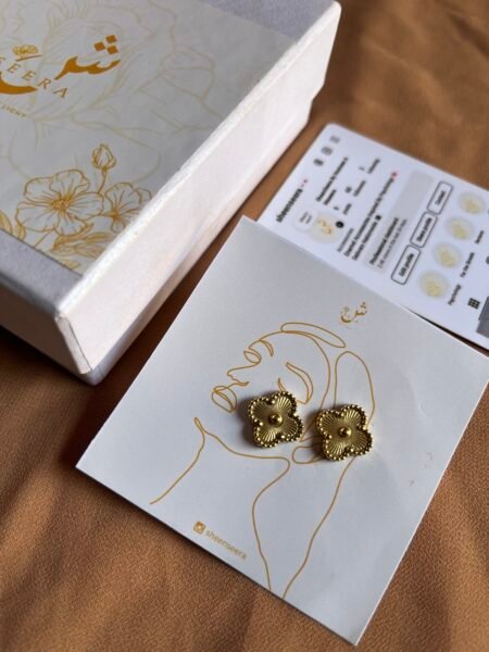 Golden Clover Studs