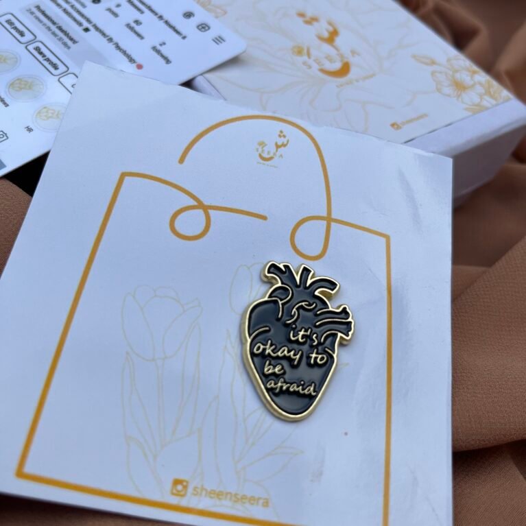 It's Okay to be afraid pin